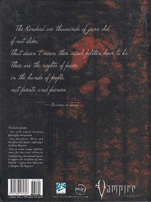 Vampire the Requiem - Carthians (B Grade) (Genbrug)